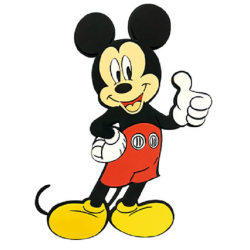 Dekorace "Mickey OK"