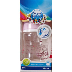 Lahvička CANPOL 120 ml, skleněná