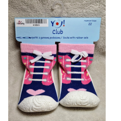 Ponožky, vel. 22, s gumovou...