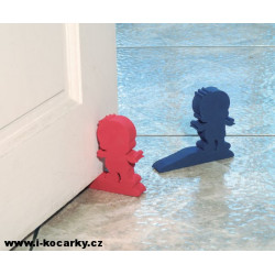 Klínek pod dveře - modrý