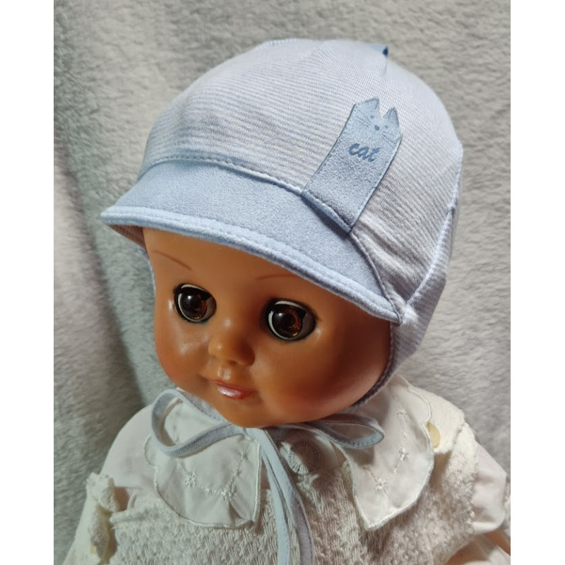 Čepička "CAT" vel. 40 - sv. modrá