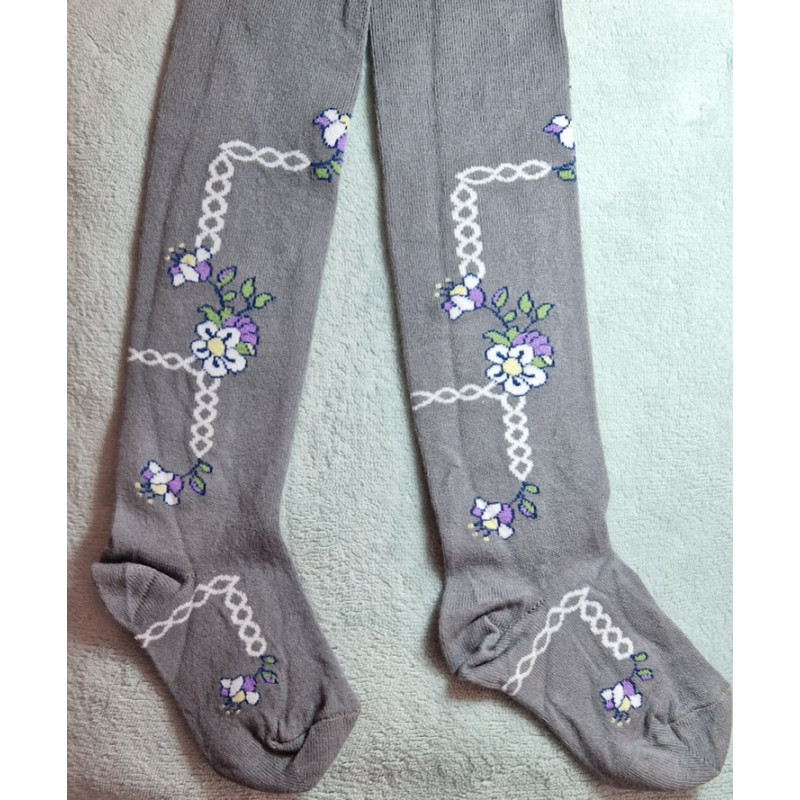 Punčocháče 92-98 šedé REWON