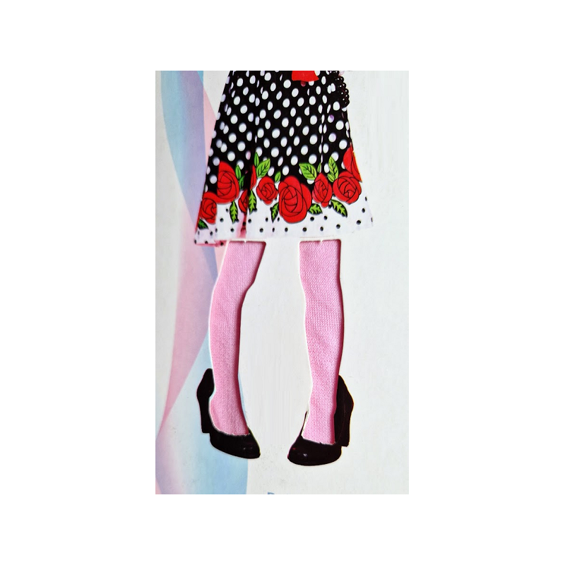 Punčocháče 68-74 růžové/tenké