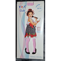 Punčocháče 68-74 růžové/tenké