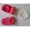 Rukavičky zimní 1 velikost: 8cm - červené