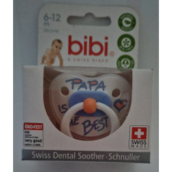 Dudlík BiBi "papa" vel. 6-12m